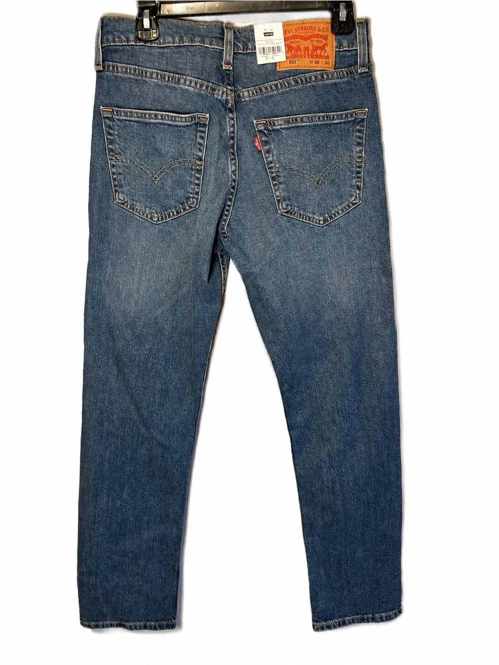 NWT Levi's 511 Slim Men's Blue Denim Jeans Flex 30 x 30